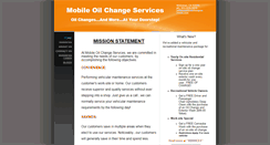 Desktop Screenshot of mobileoilchangeservices.com